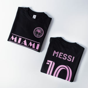 Miami Team Messi 10 KIDS T-shirt - Black