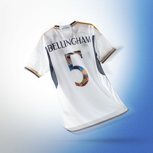 adidas Real Madrid Home Bellingham 5 Shirt 2023-2024 (Pre-Season Printing)