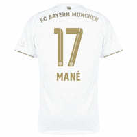 Adidas Bayern München Away Mané 17 Trikot 2022-2023 (Offizielle Beflockung)