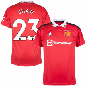 Adidas Manchester United Home Shaw 23 Trikot 2022-2023 (Premier League)