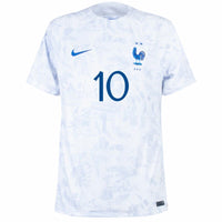 Nike Frankreich Away Mbappe 10 Trikot 2022-2023 (Offizielle Beflockung)