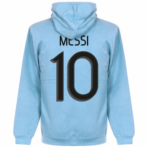 Argentina Team Messi 10 Hoodie - Sky Blue
