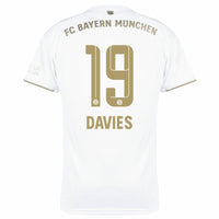 Adidas Bayern München Away Davies 19 Trikot 2022-2023 (Offizielle Beflockung)