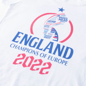 England 2022 Winners Road to Victory Women's T-shirt - White