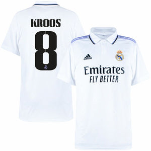 Adidas Real Madrid Home Kroos 8 Trikot 2022-2023 (Offizielle Beflockung)