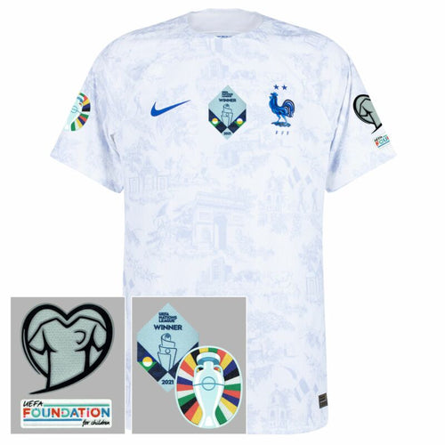 Nike Frankreich Away Dri-Fit ADV Match Trikot 2022-2023 inkl. UEFA Euro 2024 Qualifikations / Nations League Set