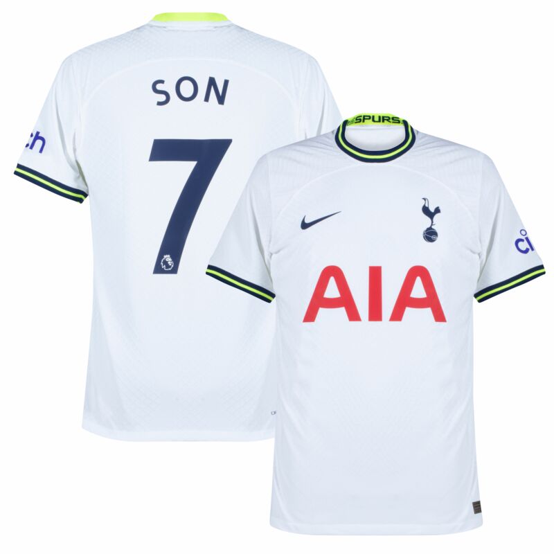 2018-2019 Tottenham Home Long Sleeve Nike Shirt (Son 7)