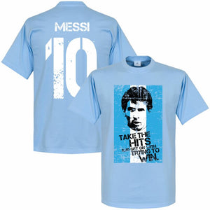Argentina Team Messi 10 Hoodie - Sky Blue