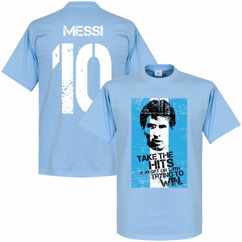 Sudadera con capucha Messi 10 de la selección argentina - Azul cielo