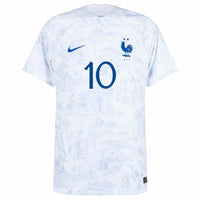 Nike Frankreich Dri-Fit ADV Match Away Mbappé 10 Trikot 2022-2023 (Offizielle Beflockung)