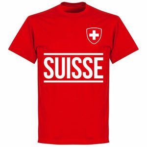 Switzerland Team Shaqiri 23 T-Shirt - Red