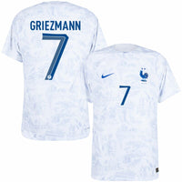 Nike Frankreich Dri-Fit ADV Match Away Griezmann 7 Trikot 2022-2023 (Offizielle Beflockung)