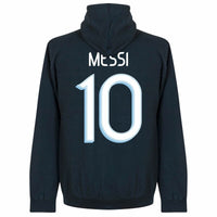 Sudadera con capucha Messi 10 de la selección argentina, azul marino