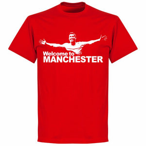 Ronaldo Welcome to Manchester KIDS T-shirt - Red
