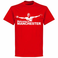 Camiseta Ronaldo Welcome to Manchester - Roja