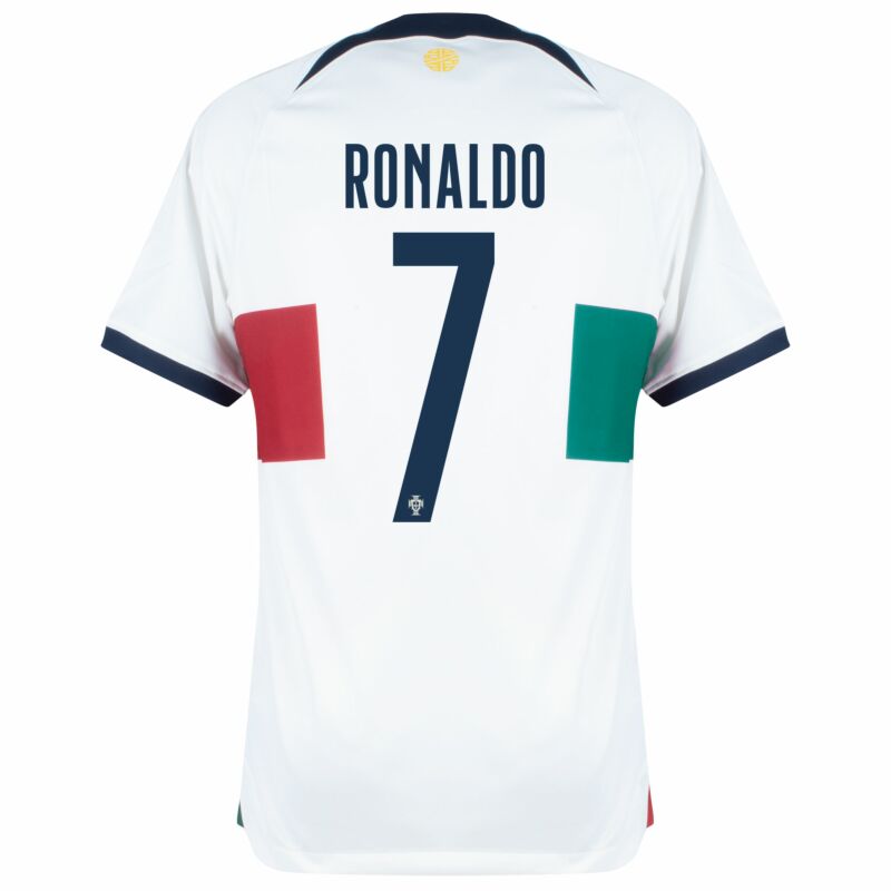 Nike Portugal Away Ronaldo 7 Shirt 2022-2023 (Official Printing ...