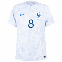 Nike Frankreich Dri-Fit ADV Match Away Tchouameni 8 Trikot 2022-2023 (Offizielle Beflockung)