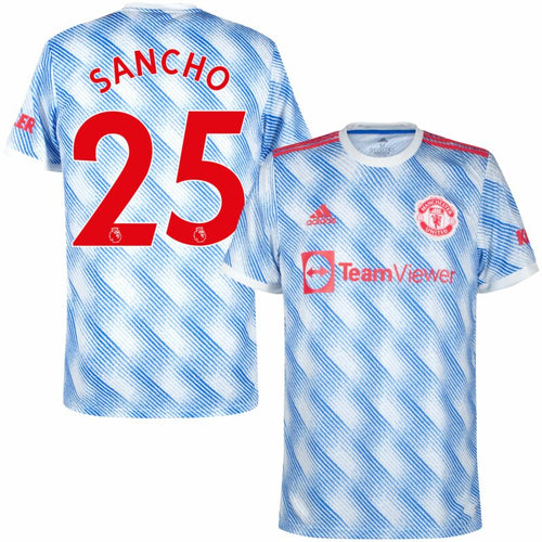 Camiseta Adidas Manchester United visitante Sancho 25 2021-2022 (Premier League)