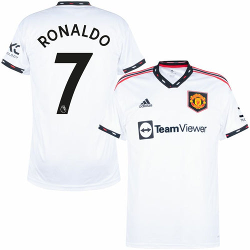 Camiseta visitante adidas del Manchester United Ronaldo 7 2022-2023 (Premier League)
