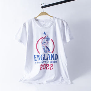 England 2022 Winners T-shirt - White