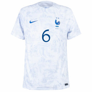 Nike Frankreich Away Pogba 6 Trikot 2022-2023 (Offizielle Beflockung)
