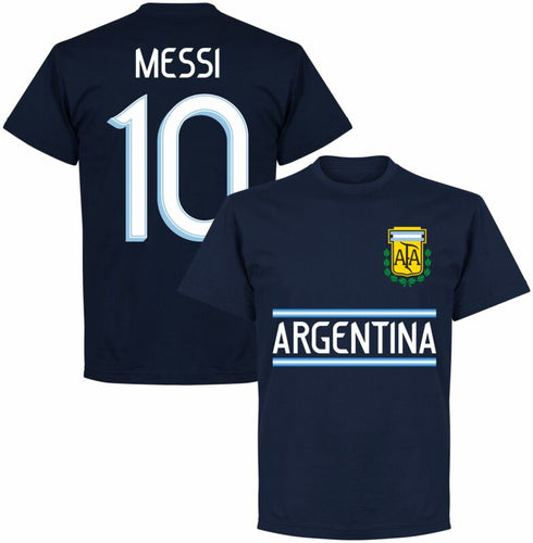Camiseta Messi 10 de la selección argentina - Azul marino
