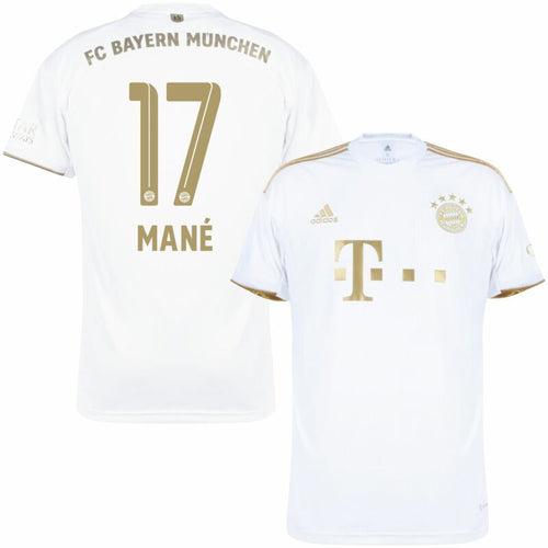 Adidas Bayern München Away Mané 17 Trikot 2022-2023 (Offizielle Beflockung)