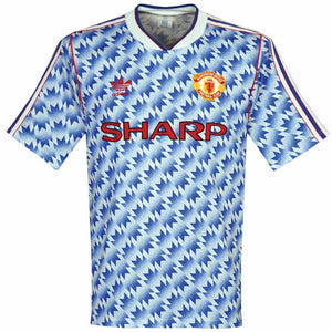 Adidas Manchester United 1990-1992 Away Shirt - USED Condition (Fair) - Size M
