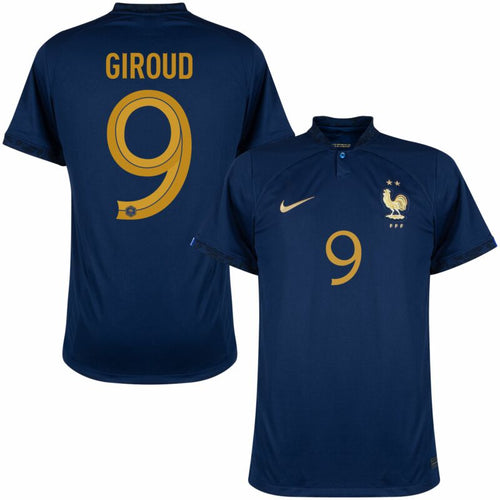 Nike Frankreich Giroud 9 Trikot 2022-2023 (Offizielle Beflockung)