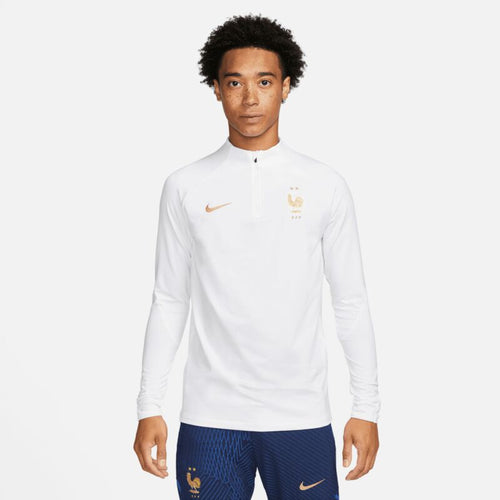 Nike Camiseta Frankreich Dri-fit Strike Drill - blanco 2022-2023