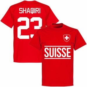 Switzerland Team Shaqiri 23 KIDS T-Shirt - Red