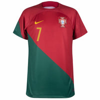 Nike Portugal Home Ronaldo 7 Shirt 2022-2023 (Official Printing)