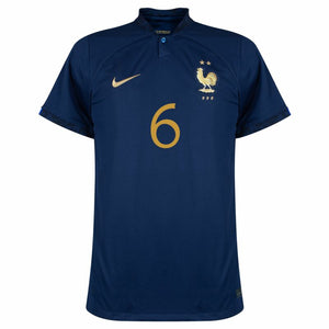 Nike Frankreich Home Pogba 6 Trikot 2022-2023 (Offizielle Beflockung)