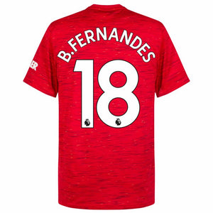Adidas Man Utd B. Fernandes 18 Home Shirt 2020-2021