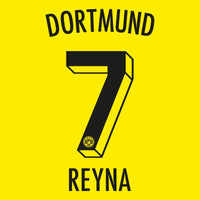 Borussia Dortmund Home Reyna 7 (Offizielle Beflockung) - 2022-2023