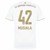 Adidas Bayern München Visitante Musiala 42 Trikot 2022-2023 (Offizielle Beflockung)