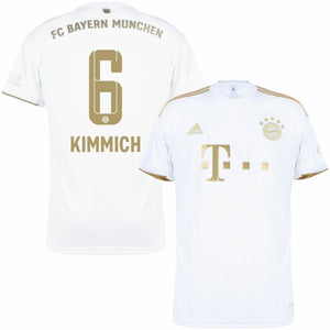 Adidas Bayern München Visitante Kimmich 6 Trikot 2022-2023 (Offizielle Beflockung)