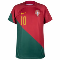 Nike Portugal Home Bernardo 10 Shirt 2022-2023 (Official Printing)