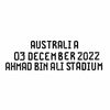 Fichaje oficial de la jornada del Mundial 2022 Argentina vs Australia 03 de diciembre de 2022 (Argentina Home)