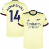 Camiseta Adidas Arsenal Aubameyang 14 Segunda equipación 2021-2022