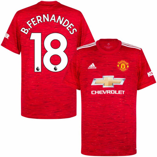 Adidas Man Utd B. Fernandes 18 Home Shirt 2020-2021