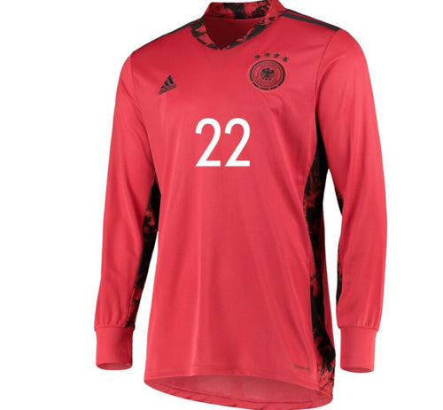 Camiseta de portero de Alemania con dorsal Ter Stegen 22