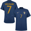 Nike Frankreich Dri-Fit ADV Match Home Griezmann 7 Trikot 2022-2023 (Offizielle Beflockung)
