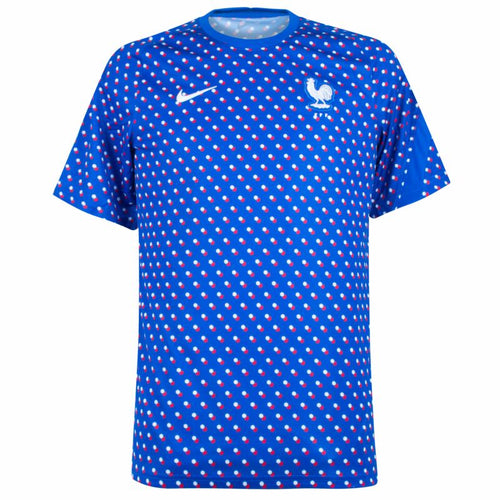 Nike Frankreich Frauen Pre-Match Top (Männer-Variante) 2022-2023