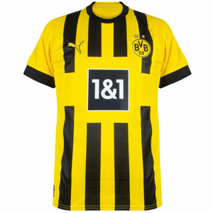 Puma Borussia Dortmund Home Moukoko 18 Trikot 2022-2023 (Offizielle Beflockung)