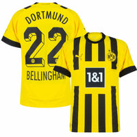 Puma Borussia Dortmund Authentic Home Bellingham 22 Trikot 2022-2023 (Offizielle Beflockung)