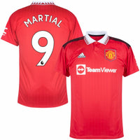 Adidas Manchester United Home Martial 9 Trikot 2022-2023 (Premier League)