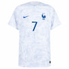 Nike Frankreich Dri-Fit ADV Match Away Griezmann 7 Trikot 2022-2023 (Beflockung oficial)