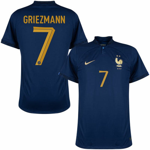 Nike Frankreich Home Griezmann 7 Trikot 2022-2023 (Offizielle Beflockung)