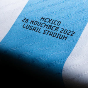 Official World Cup 2022 Matchday Transfer Argentina v Mexico 26 November 2022 (Argentina Home)